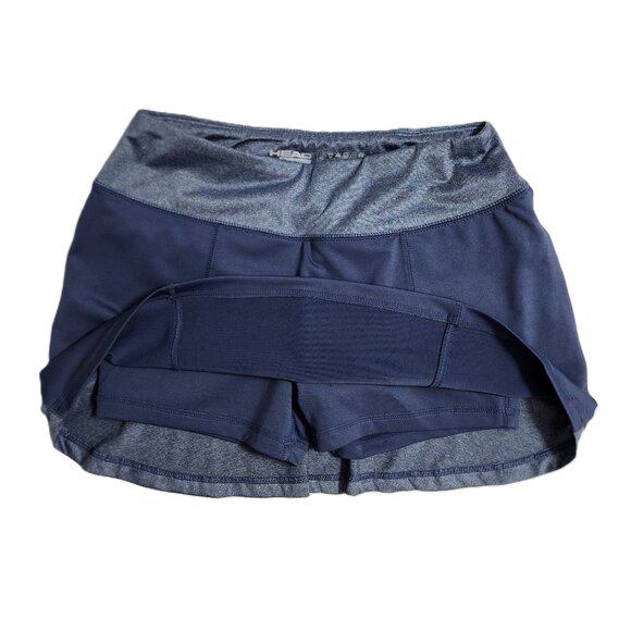 Head Womens Athletic Periwinkle Blue Pearl Gray Prestige Golf/Tennis Skort XS - Picture 2 of 6
